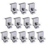 12pcs Aluminum Solar Panel Mounting Brackets