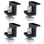4 Pack Aluminum Solar Panel Mounting Brackets