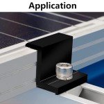 4 Pack Aluminum Solar Panel Mounting Brackets