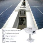 Aluminium Solar Panel Mid Clamps - 12 Pack