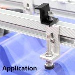 4 Pack Aluminum Solar Panel Mounting Brackets