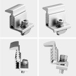 Adjustable Solar Panel Mounting Brackets - 10pcs Set