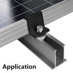 4 Pack Aluminum Solar Panel Mounting Brackets