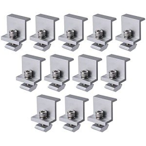 12pcs Aluminum Solar Panel Mounting Brackets