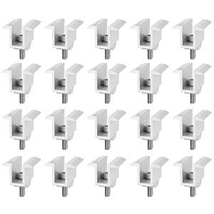 20 PCS Aluminum Solar Panel Mid Clamps Set