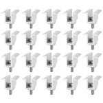 20 PCS Aluminum Solar Panel Mid Clamps Set