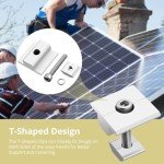 10pcs Solar Panel Centre Clamps with Screws