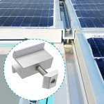 20 PCS Aluminum Solar Panel Mid Clamps Set