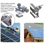 10 Solar Panel Grounding Clips and Brackets