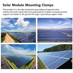 10 Solar Panel Grounding Clips and Brackets