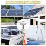 10pcs Solar Panel Centre Clamps with Screws