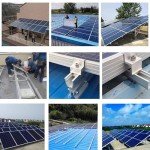 Adjustable Aluminum Solar Panel Clamps - 28 Pcs