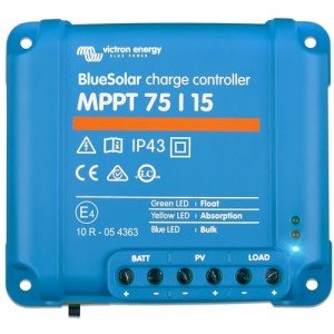 Victron BlueSolar MPPT Charge Controller 15A 75V 12/24V