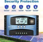 60A MPPT Solar Charge Controller with Dual USB Ports