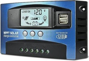 30A MPPT Solar Charge Controller with LCD Display