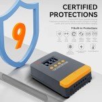 25A MPPT Solar Charge Controller for 12V/24V Batteries