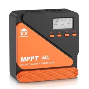TOPBULL 40A MPPT Solar Charge Controller with LCD