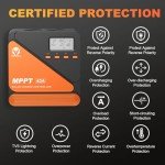 TOPBULL 40A MPPT Solar Charge Controller with LCD