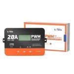 LiTime 20A PWM Solar Charge Controller with LCD