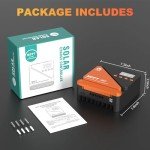 TOPBULL 40A MPPT Solar Charge Controller with LCD