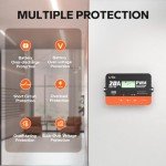 LiTime 20A PWM Solar Charge Controller with LCD