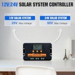 ECO-WORTHY 30A Solar Charge Controller with USB Ports