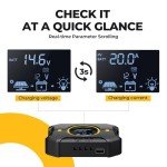 BougeRV 20A PWM Solar Charge Controller w/USB