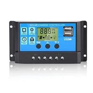 Anern 30A Solar Charge Controller with LCD Display