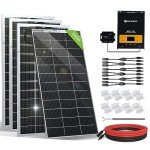 800W Solar Panel Off Grid Kit for RVs & Boats
