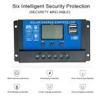 10A PWM Solar Charger Controller with LCD Display