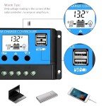 10A PWM Solar Charger Controller with LCD Display