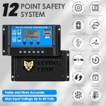 FLYING LION 30A Solar Charge Controller with LCD Display