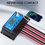 FLYING LION 30A Solar Charge Controller with LCD Display