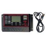 100A Solar Charge Controller with Dual USB Ports