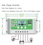 30A Solar Charge Controller for 12V/24V Systems