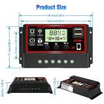 100A Solar Charge Controller with Dual USB Ports