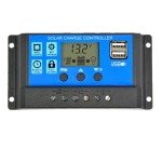 Dawnice 30A Solar Charge Controller with USB Ports