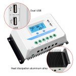 EPEVER® 30A PWM Solar Charge Controller with LCD