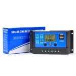 Dawnice 30A Solar Charge Controller with USB Ports