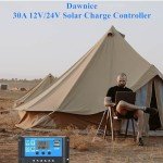 Dawnice 30A Solar Charge Controller with USB Ports