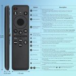 Solar Rechargeable Remote for Samsung TVs