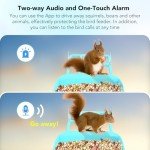 Solar Smart Bird Feeder with Camera and App Control