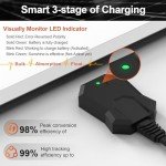 20W Solar Battery Charger with Smart MPPT Controller