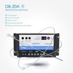 EPEVER 20A Dual Battery Solar Charge Controller