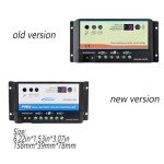 EVPEVER 20A Dual Battery Solar Charge Controller 12V/24V
