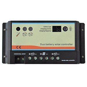 Dual Battery Solar Charge Controller 10A for RVs