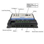 EPEVER 20A Dual Battery Solar Charge Controller