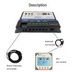 EPEVER 20A Dual Battery Solar Charge Controller
