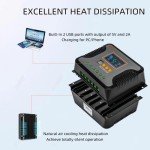 80A Solar Charge Controller with Dual USB Ports