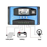 60A MPPT Solar Charge Controller with LCD Display